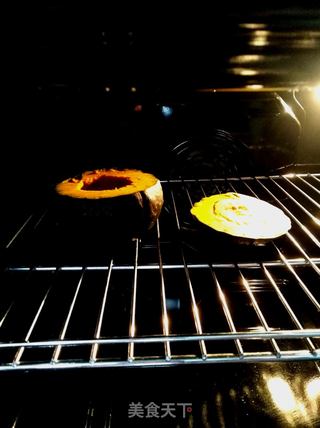 烤贝贝南瓜饭的做法步骤:3