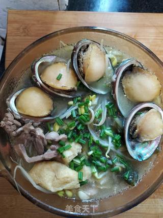 鲍鱼炖海带黄豆芽的做法步骤:12