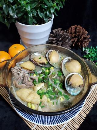 鲍鱼炖海带黄豆芽的做法步骤:13