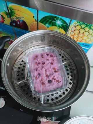 紫薯发糕的做法步骤:10