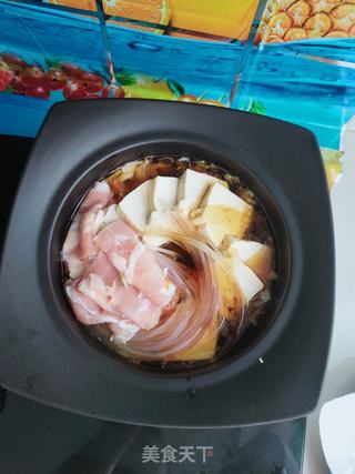 辣白菜烧豆腐的做法步骤:9
