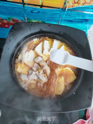 辣白菜烧豆腐的做法步骤:10