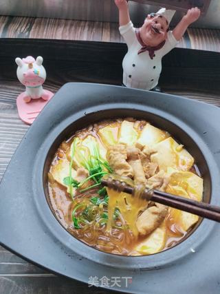 辣白菜烧豆腐的做法步骤:12