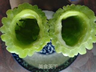 苦瓜紫薯的做法步骤:3