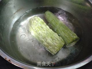 苦瓜紫薯的做法步骤:4