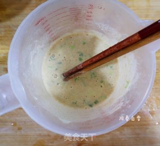 减脂早餐主食❗️?全麦香葱鸡蛋软饼✅煎鸡蛋面糊饼❗️低脂低卡的做法步骤:3