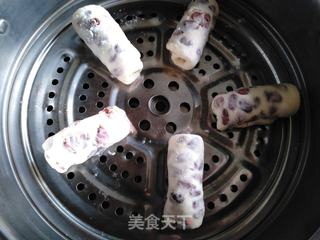 红豆卷的做法步骤:8