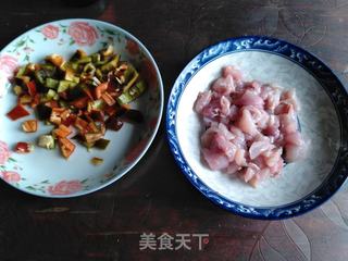 兔肉烧青豆的做法步骤:2