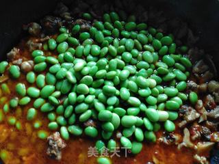 兔肉烧青豆的做法步骤:8