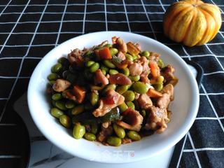 兔肉烧青豆的做法步骤:11