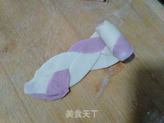 双色玫瑰馒头的做法步骤:4