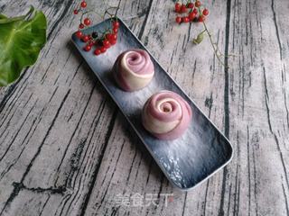 双色玫瑰馒头的做法步骤:7