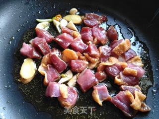 炒鸭肉的做法步骤:3