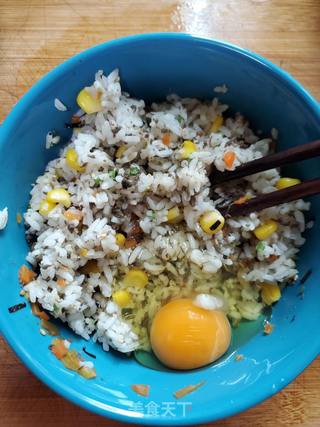 烤芝士饭团的做法步骤:4