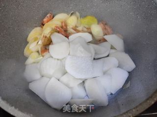 海鲜豆腐煲的做法步骤:7