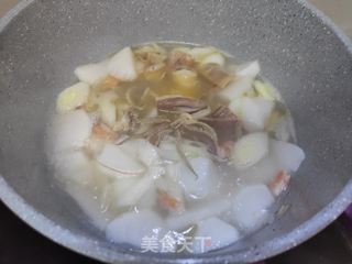 海鲜豆腐煲的做法步骤:9