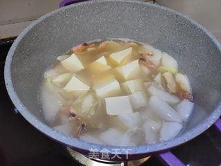 海鲜豆腐煲的做法步骤:10