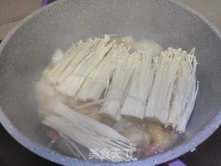 海鲜豆腐煲的做法步骤:11