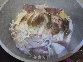 海鲜豆腐煲的做法步骤:12