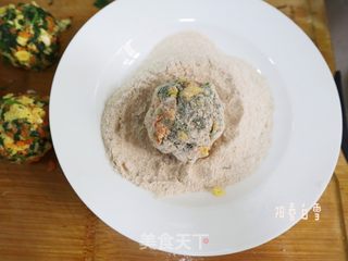 全麦面菜团子❗️低脂饱腹减肥主食代餐的做法步骤:4
