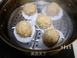 全麦面菜团子❗️低脂饱腹减肥主食代餐的做法步骤:6