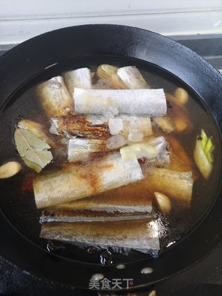 家常垮炖带鱼的做法步骤:6