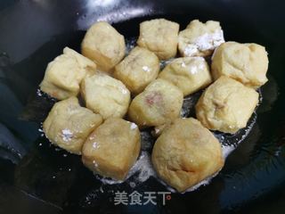 豆腐泡塞肉的做法步骤：6