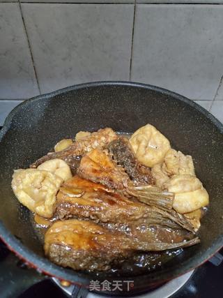 鱼尾炖油豆腐的做法步骤:12