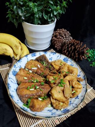 鱼尾炖油豆腐的做法步骤:15
