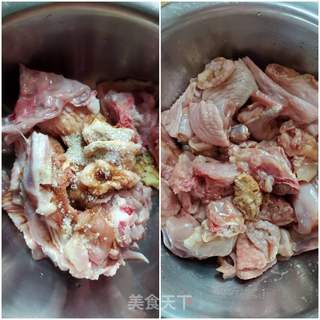 土豆炖鸡块的做法步骤:4