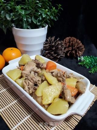 土豆炖鸡块的做法步骤:12