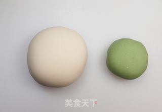 翡翠白菜蒸饺的做法步骤:8