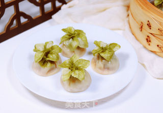 翡翠白菜蒸饺的做法步骤:26
