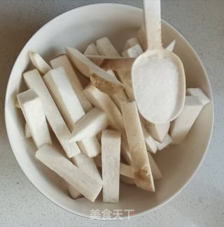 炸蒸杏鲍菇的做法步骤:6