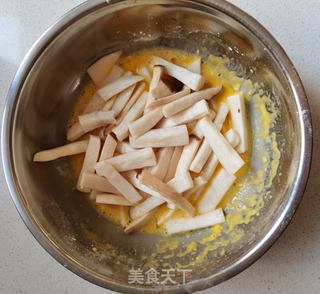 炸蒸杏鲍菇的做法步骤:10