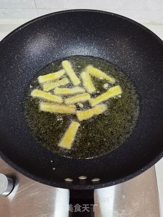 炸蒸杏鲍菇的做法步骤:12