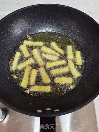 炸蒸杏鲍菇的做法步骤:13