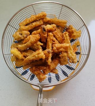 炸蒸杏鲍菇的做法步骤:14