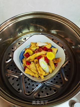 炸蒸杏鲍菇的做法步骤:18