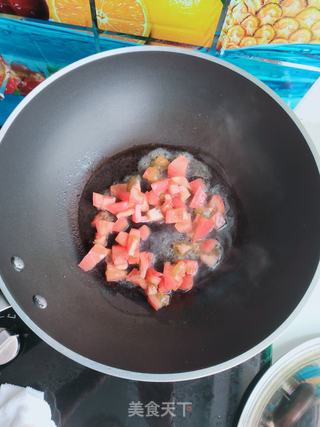 山药西红柿疙瘩汤的做法步骤:7