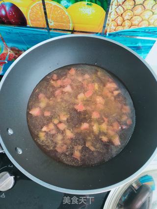 山药西红柿疙瘩汤的做法步骤:9