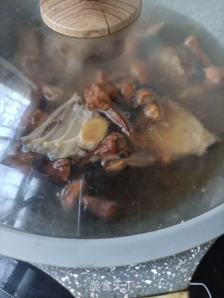 姬松茸炖大鹅的做法步骤:19