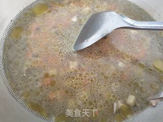 山药香菇鸡蛋蔬菜汤的做法步骤:5