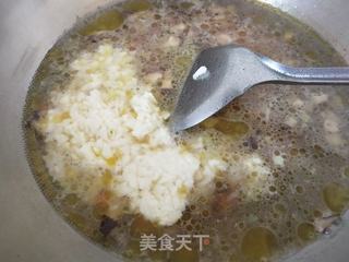 山药香菇鸡蛋蔬菜汤的做法步骤:6