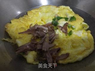 #鹅肉炒韭菜鸡蛋的做法图解5