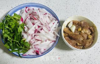 #萝卜炒肉#萝卜#的做法图解4
