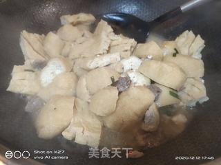 油豆腐炖肉的做法步骤：6
