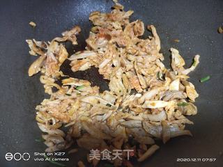#鸡丝泡菜炒饭的做法图解4