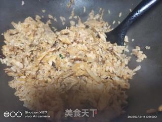 #鸡丝泡菜炒饭的做法图解7
