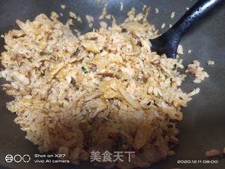 #鸡丝泡菜炒饭的做法图解8